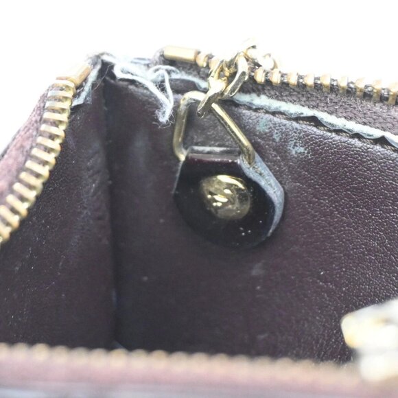 LOUIS VUITTON Pochette Cles Coin Wallet Monogram Vernis Red M93518 01FB770 - Picture 13 of 15